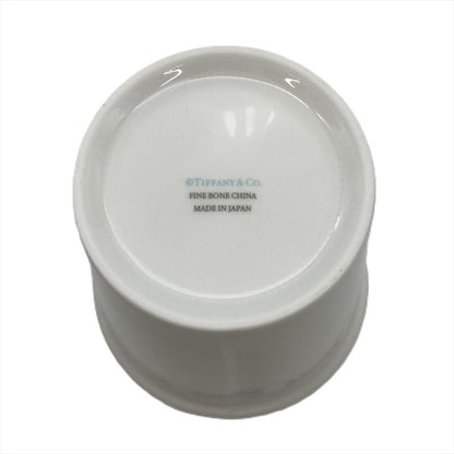 Tiffany & Co Tiffany & Co Return To Etched Coffee Cup Glasses Bone China White