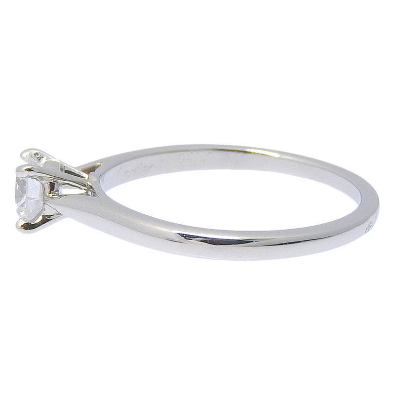 Cartier Solitaire 1895 Pt950platinum × Diamond #7 0.33 Ladies 2.1g Ring