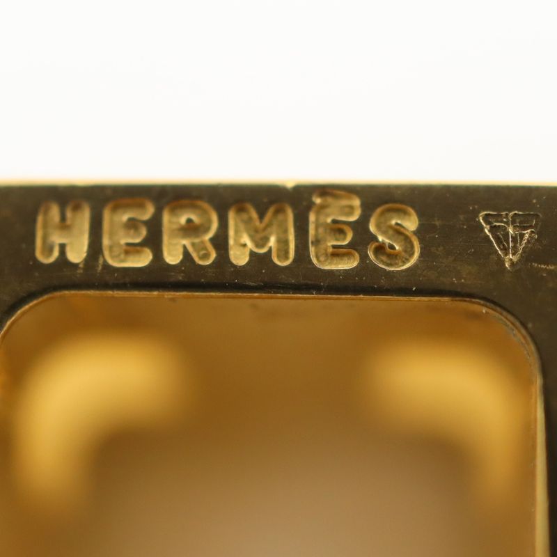 Hermes Top H Cube Pink Necklace Top Gold Color Accessories M176
