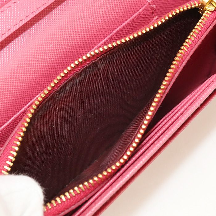 Prada Shoulder Wallet 1m1437 Chain Wallet Saffiano Leather Women