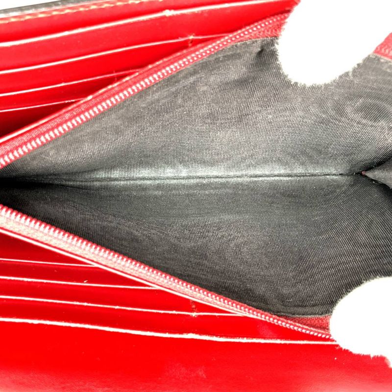 Gucci 388679 Guccissima Wallet Leather Red Women's Fashion Accessories