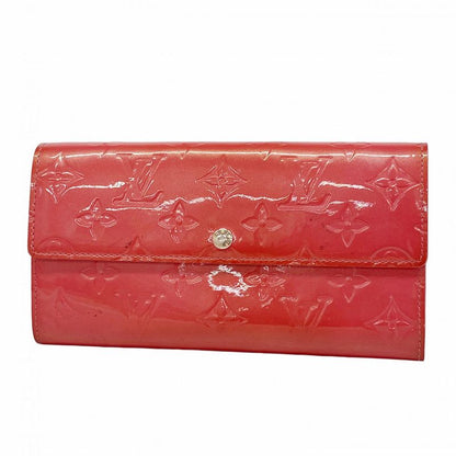 Louis Vuitton Long Wallet Vernis Pochette Porte Monet Cles Di M9140f Raspberry