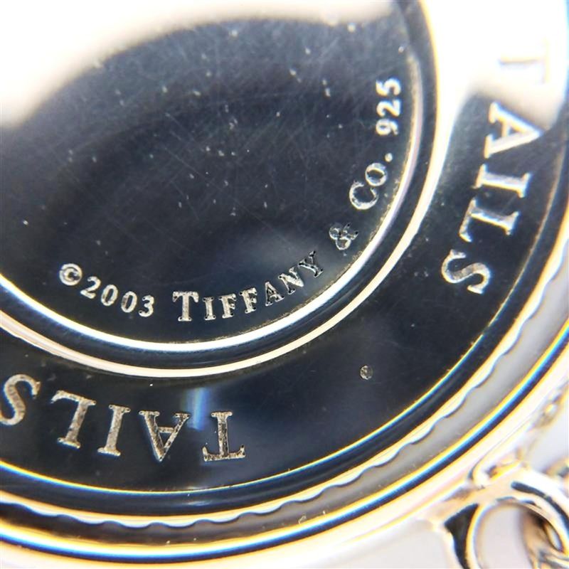 Tiffany & Co Tiffany & Co Heads TAIL Coin Medal Necklace Sv925 166g Silver 2003