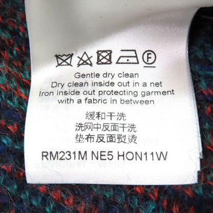 Louis Vuitton 23SS Mohair Wool Butterfly Motif LV Circle Logo Hardware Knit