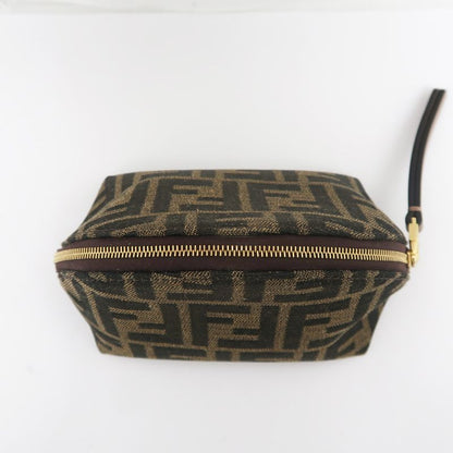 Fendi Pouch Zucca Pattern 8n0208 Brown Men's Women's Accessories
