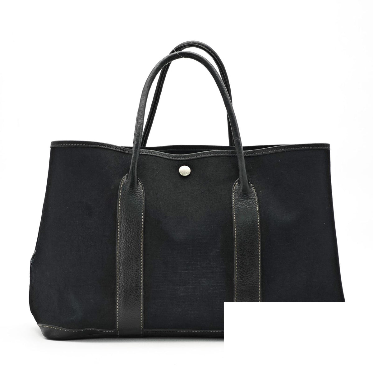 Hermes Garden Party PM Bag Handbag Large Black — view 2