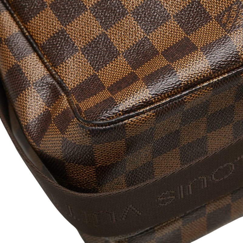 Louis Vuitton Damier Broadway Handbag Shoulder Bag N42270 Brown PVC Leather