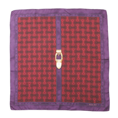 Gucci Scarf Horsebit Belt Motif All Over Total Silk 20250621 Ra5210