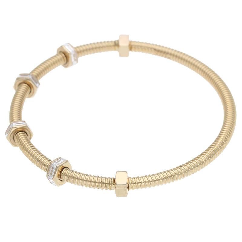 Cartier Ecrou DE Cartier Bracelet Ecru De 18K Yellow Gold Bucket Diamond