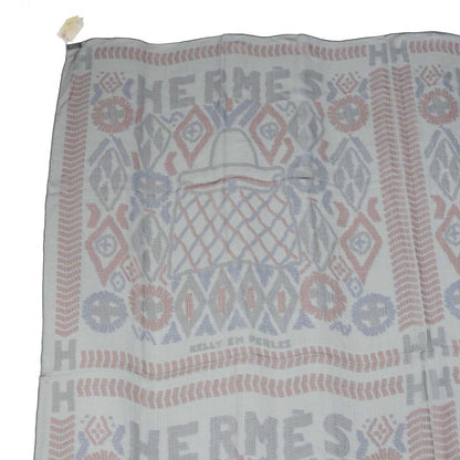 Hermes Carre 140 Kelly EN Perles Kelly EN Perles Lou Silk GRIS Etain Bordeaux