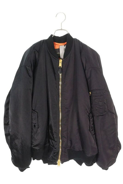 Balenciaga 790763 Tyd31 Double Sleeve Bomber Jacket Blouson Men's XS