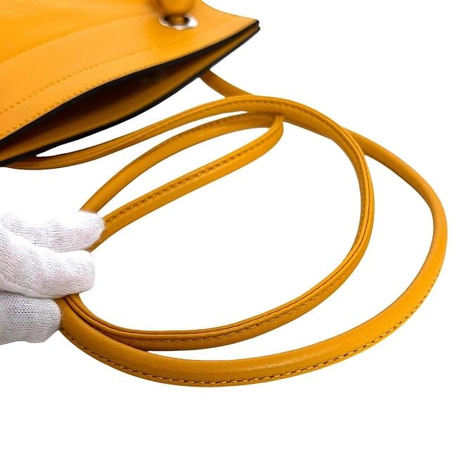 Hermes Shoulder Bag Aline Yellow Excellent Condition Leather Swift Preowned