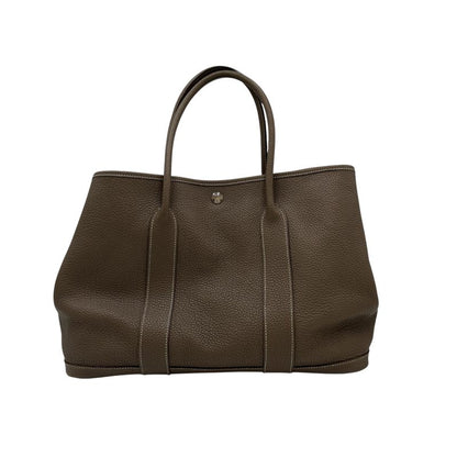 Hermes Handbag Garden Party 36 Etoupe □P Brown