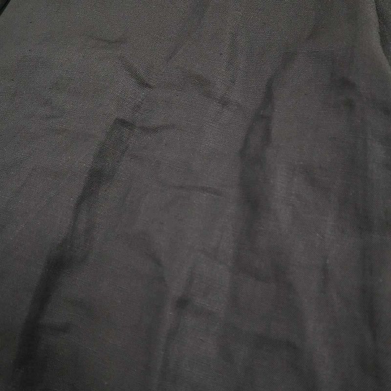 Loewe Emblem Button Asymmetrical Skirt Black