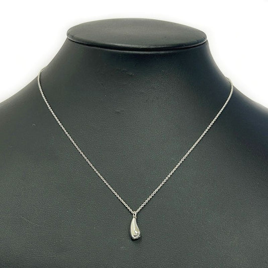 Tiffany & Co Silver Elsa Peretti Tia Dos Rop Necklace 2.9g 925 Engraved 404297