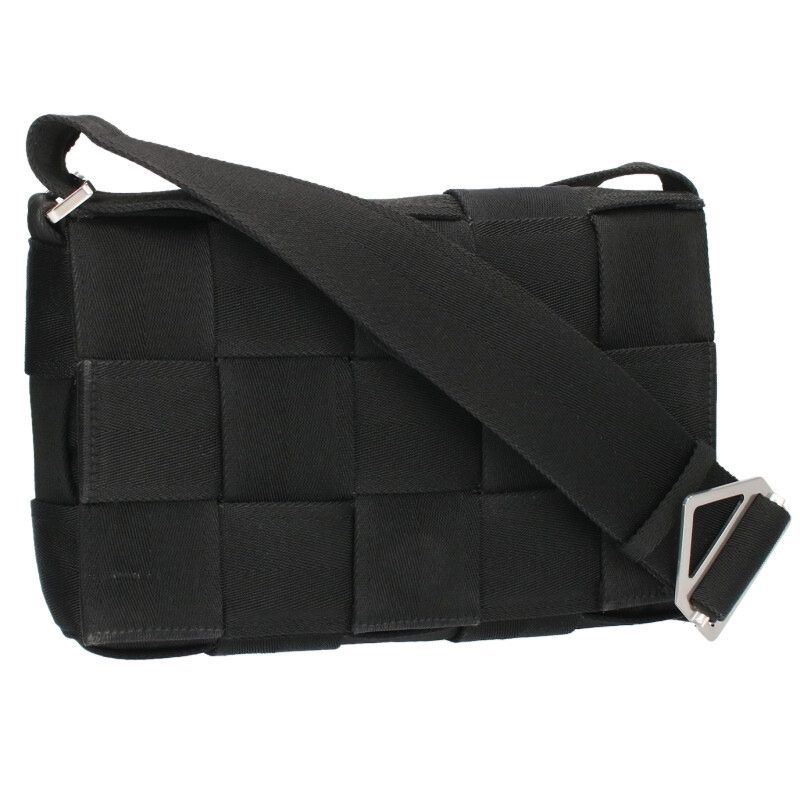 Bottega Veneta Cassette Intrecciato Cotton Shoulder Bag For Men
