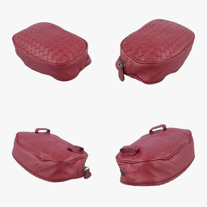 Bottega Veneta Intrecciato Burgundy Lambskin B07806689y