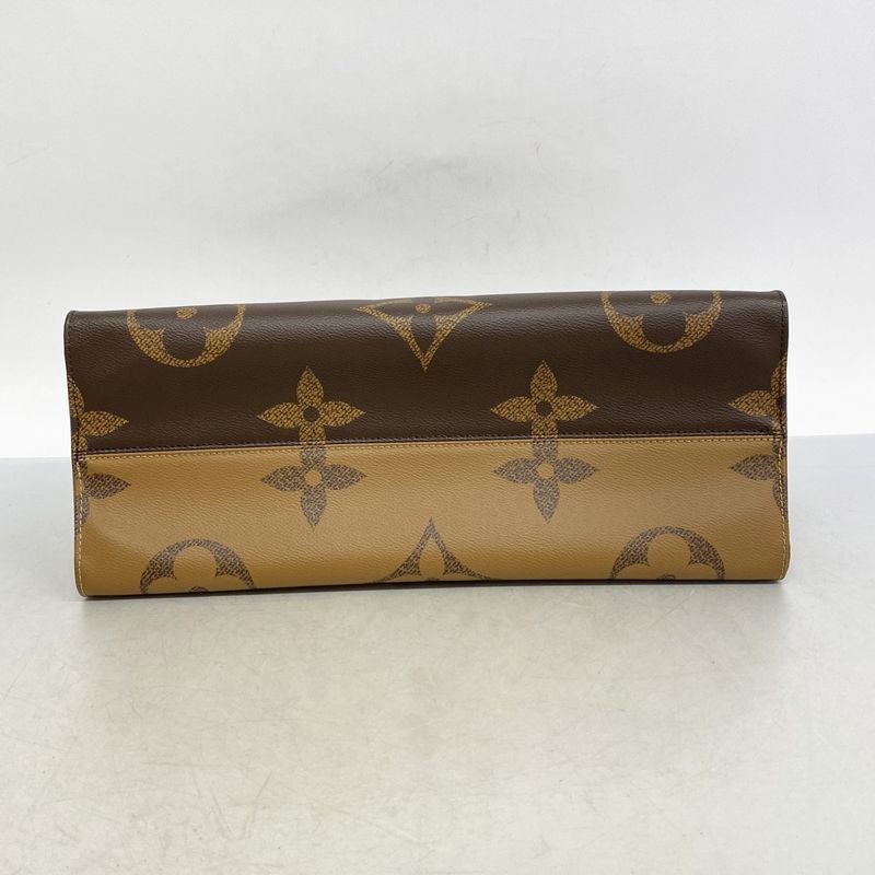 Louis Vuitton Tote Monogram Giant Reverse On-the-go GM M44576 Brown 2-way Bag