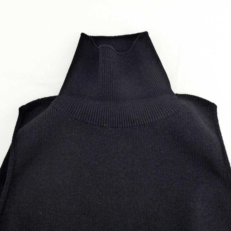 Gucci No-sleeve Knit L Size Black 681132 Women's Apparel Women's Clothes