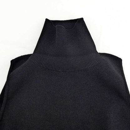 Gucci No-sleeve Knit L Size Black 681132 Women's Apparel Women's Clothes