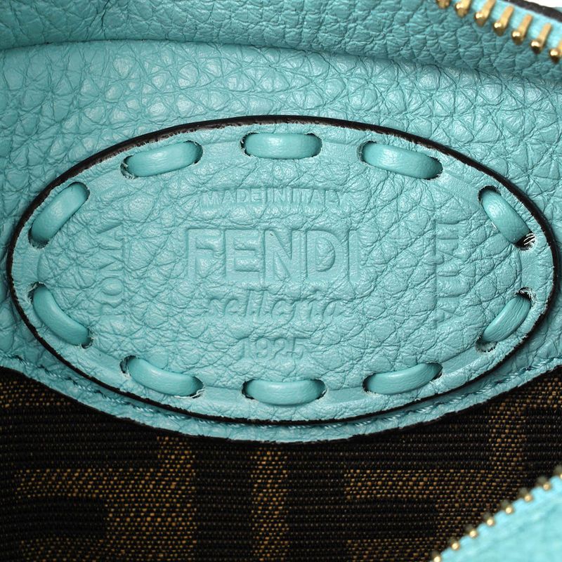 Fendi Handbag Rolled Mini Light Blue