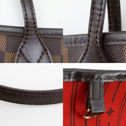 Louis Vuitton Neverfull MM N51105 Damier Canvas Brown Gi2102 Ladies Tote Bag