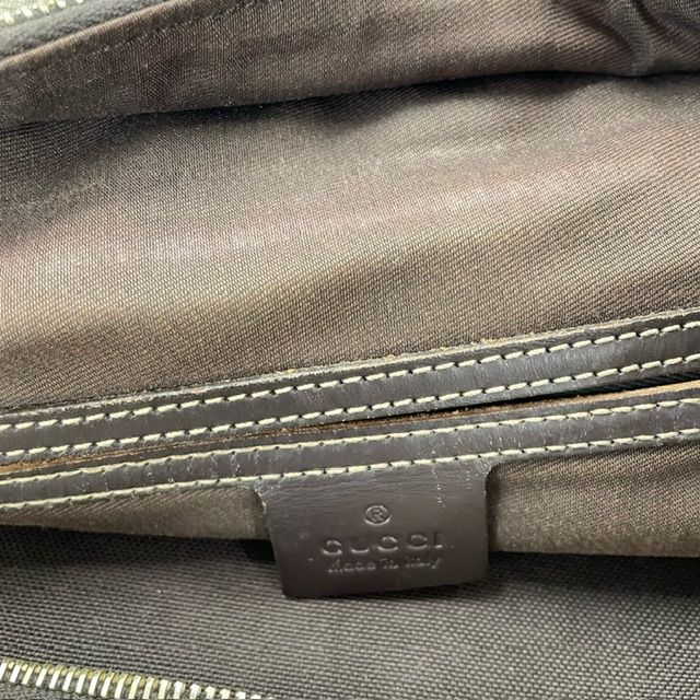 Gucci 201446 Shoulder Bag Brown GG Supreme Canvas Women's High Brand