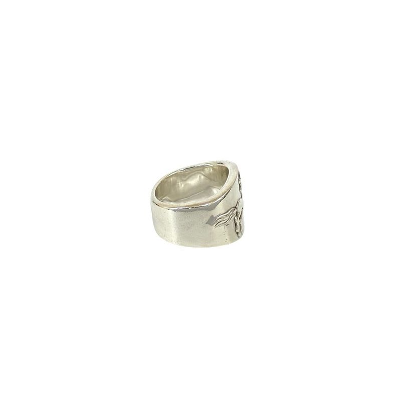 Hermes Cheval Horse Ring Silver 925 No 8 Accessory 11342