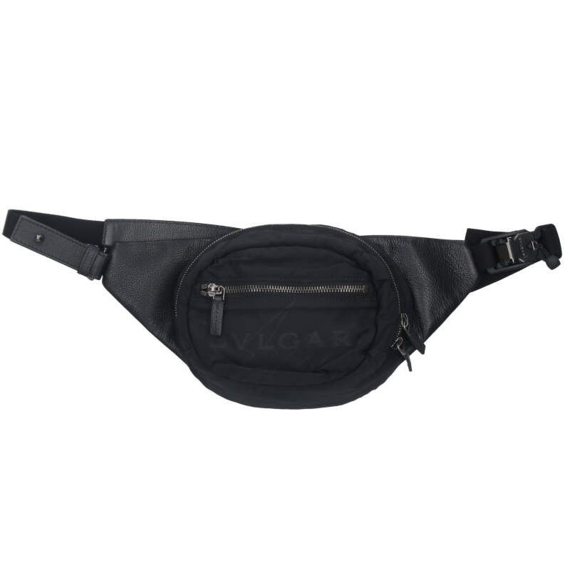 Bvlgari X Fragment Design Fragment Design Leather Switched Nylon Body Bag Men's