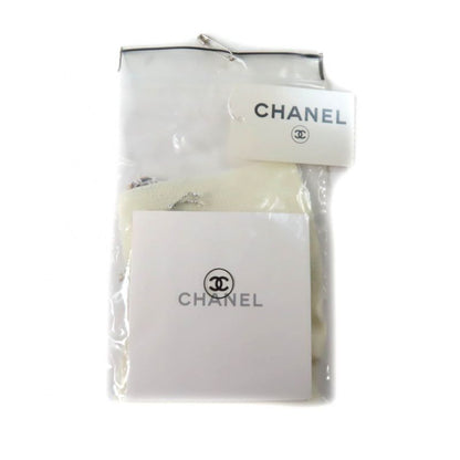 CHANEL 05C P24999 100% Wool Coco Mark Emblem Tweed Trim Sleeveless Cut And Sewn