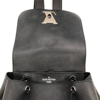 Louis Vuitton Lock Me Backpack M41815 Backpack Daypack Leather Black Women