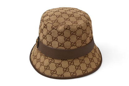 Gucci Hat Gucci GG Canvas Fedora Hat 576587 4hg62 2564 M Size 58cm (22.83in)