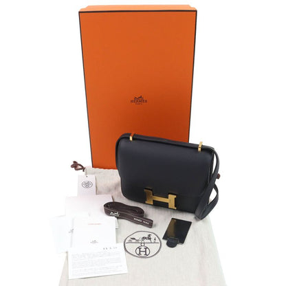 Hermes Constance 3 Mini 18 Miroir Vosuft Cavan Gold Hardware Shoulder Bag