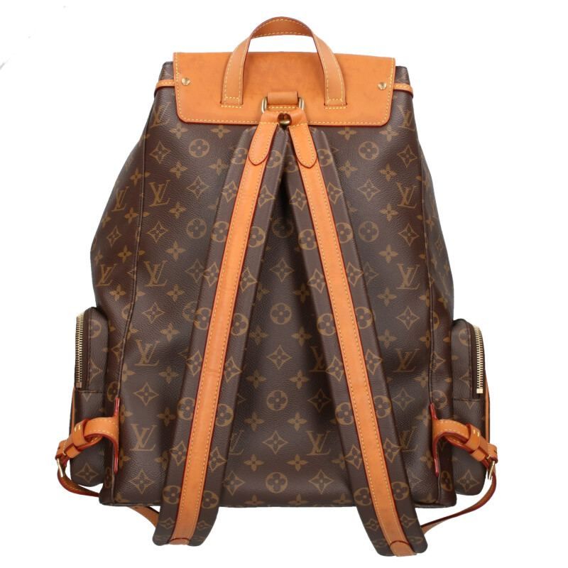 Louis Vuitton M44658 Trio Backpack Coated Canvas Monogram Backpack Men's