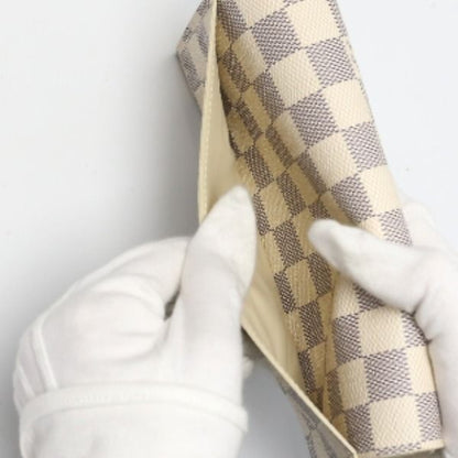 Louis Vuitton N63208 Damier Azure Long Wallet Portefeuille And Sarah Long