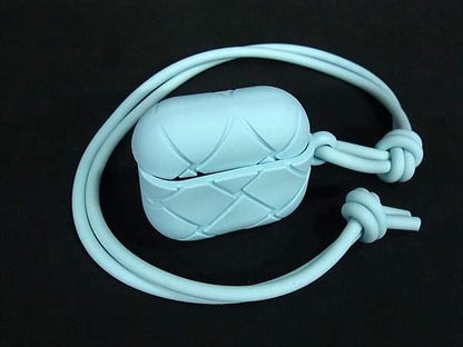 Bottega Veneta Rubber Airpods Case Airpods Case Light Blue Fk0836