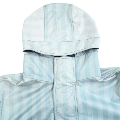 Louis Vuitton 22aw Reversible Damier Stripe Parka Rm222v Nf3 Hnk05w Blue 48