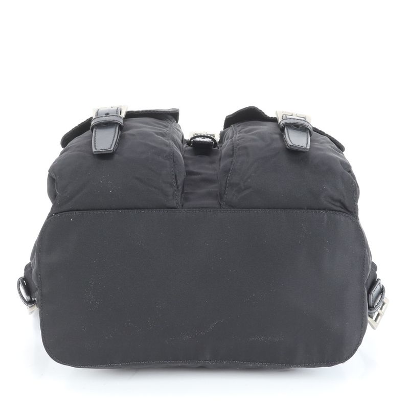 Prada Tessuto Nylon Triangle Logo Backpack Sac Backpack Shoulder Bag Women EME