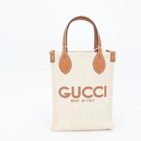 Gucci Canvas Super Mini Shoulder Bag