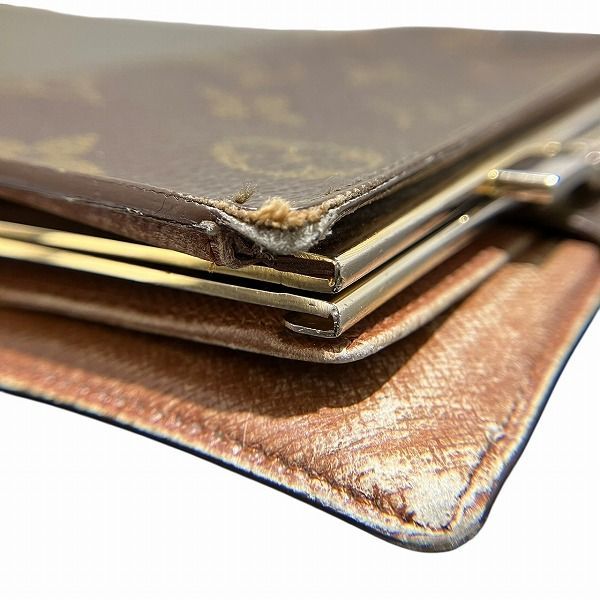 Louis Vuitton Monogram Foil Viennois M61674 Clasp Fold Wallet For Women