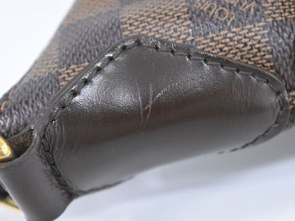 Authentic Louis Vuitton LV Bloomsbury GM Damier Ebène Shoulder Bag Pochette
