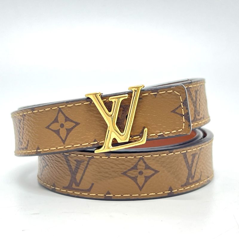 Louis Vuitton Belt LV Iconic 20mm (079in) M0440 Monogram Canvas Brown