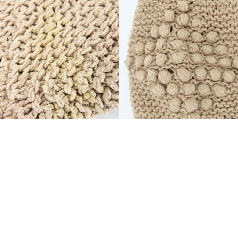 Christian Dior Knit Short Sleeve Beige Summer Knit Tops Apparel Women Ladies