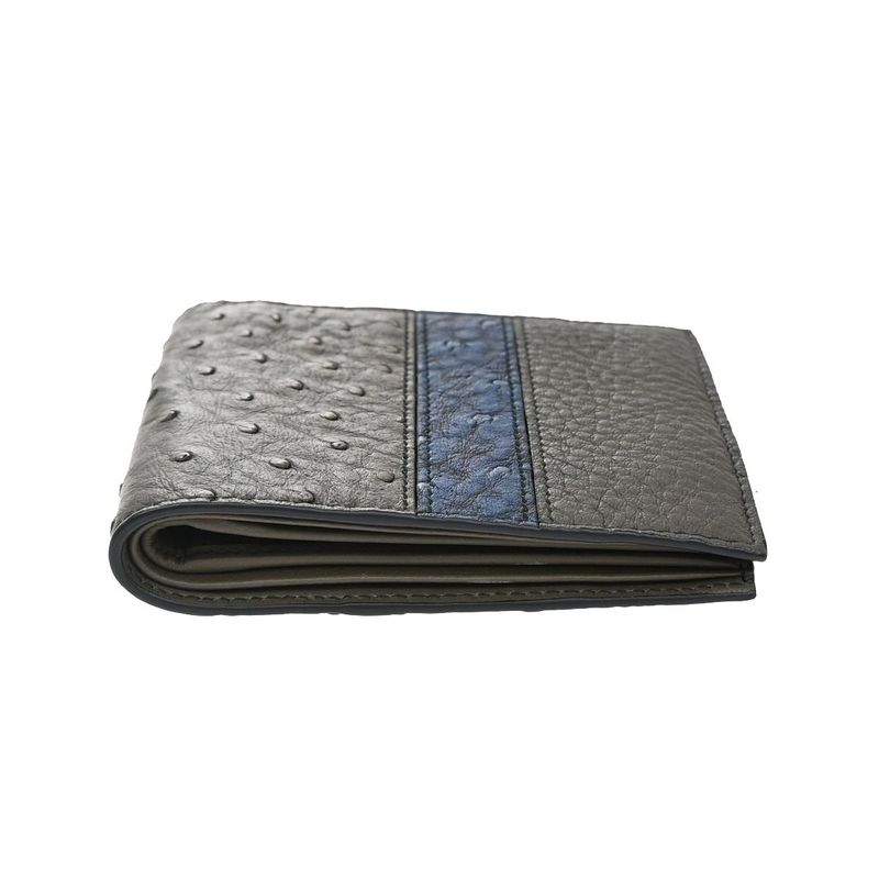 Bottega Veneta Billfold Wallet Gray Blue 60kb004