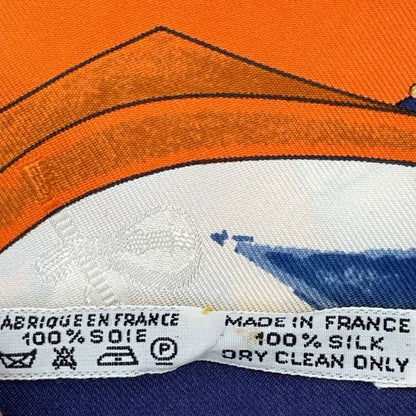 Hermes Carre 90 Carnaval DE Venise Carnival Of Venice Scarf 100% Silk Blue X