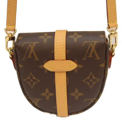 Louis Vuitton M46643 Monogram Micro Chien Ti Shoulder Bag Brown