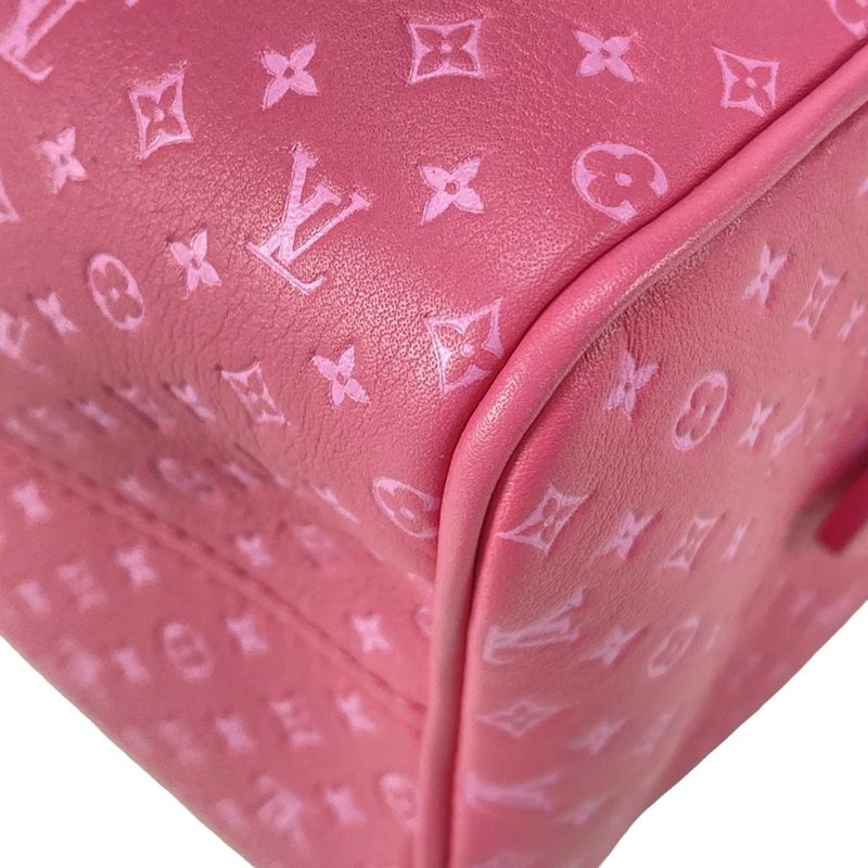 Louis Vuitton Handbag Nanogram Speedy Bandoliere 20 M22286 Rose Leather Cowhide