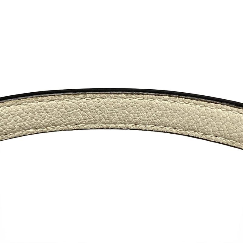 Dior/christian Dior Handbag Saddle Micro Bag White Mini Bag Leather