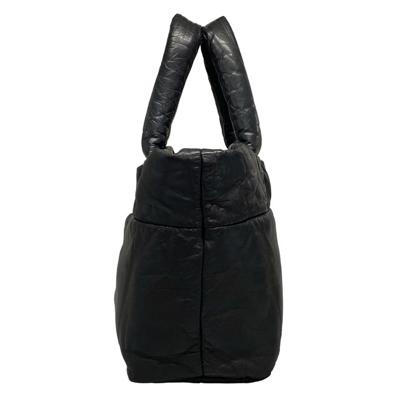 Chanel Tote Bag Coco Cocoon PM Black Lambskin