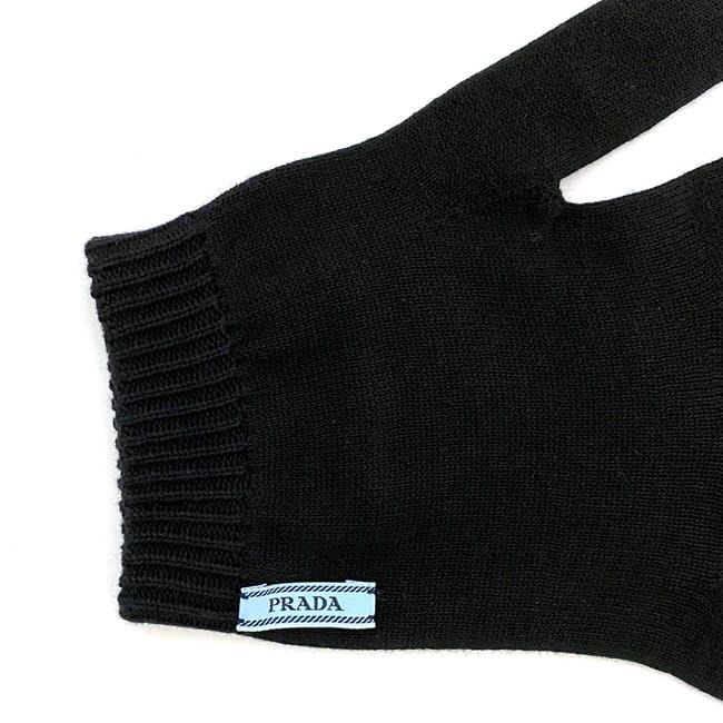 Prada Gloves Black Nero Dna615 Never